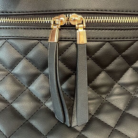 Unbranded‎ Leather Look half Quilted Backpack